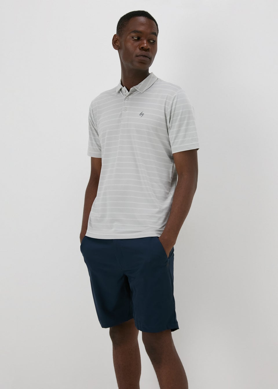 Souluxe Navy Golf Shorts Matalan