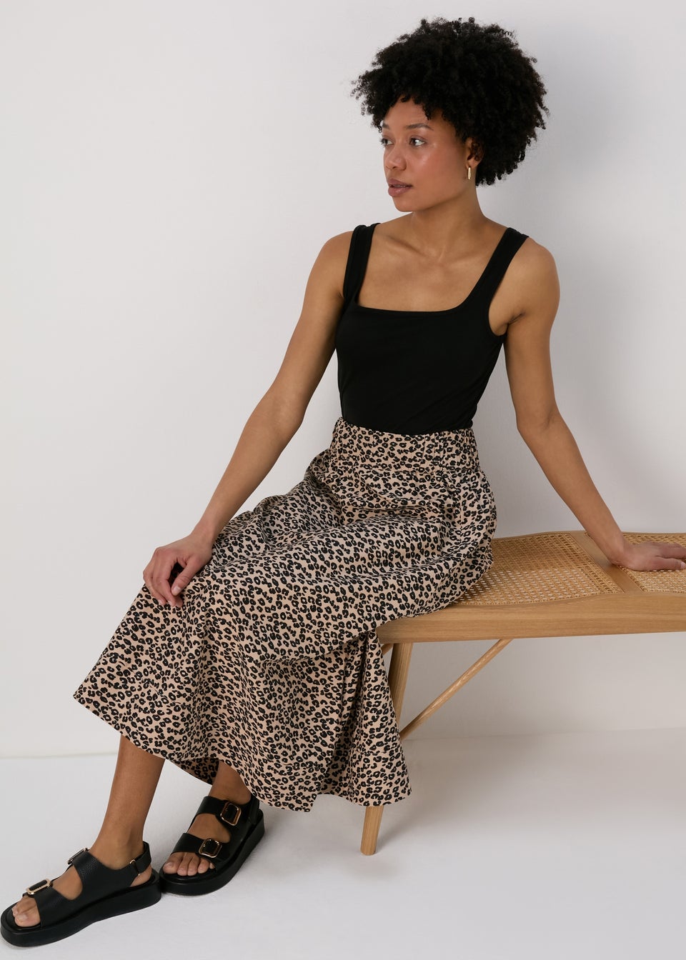 Animal print skirt matalan deals
