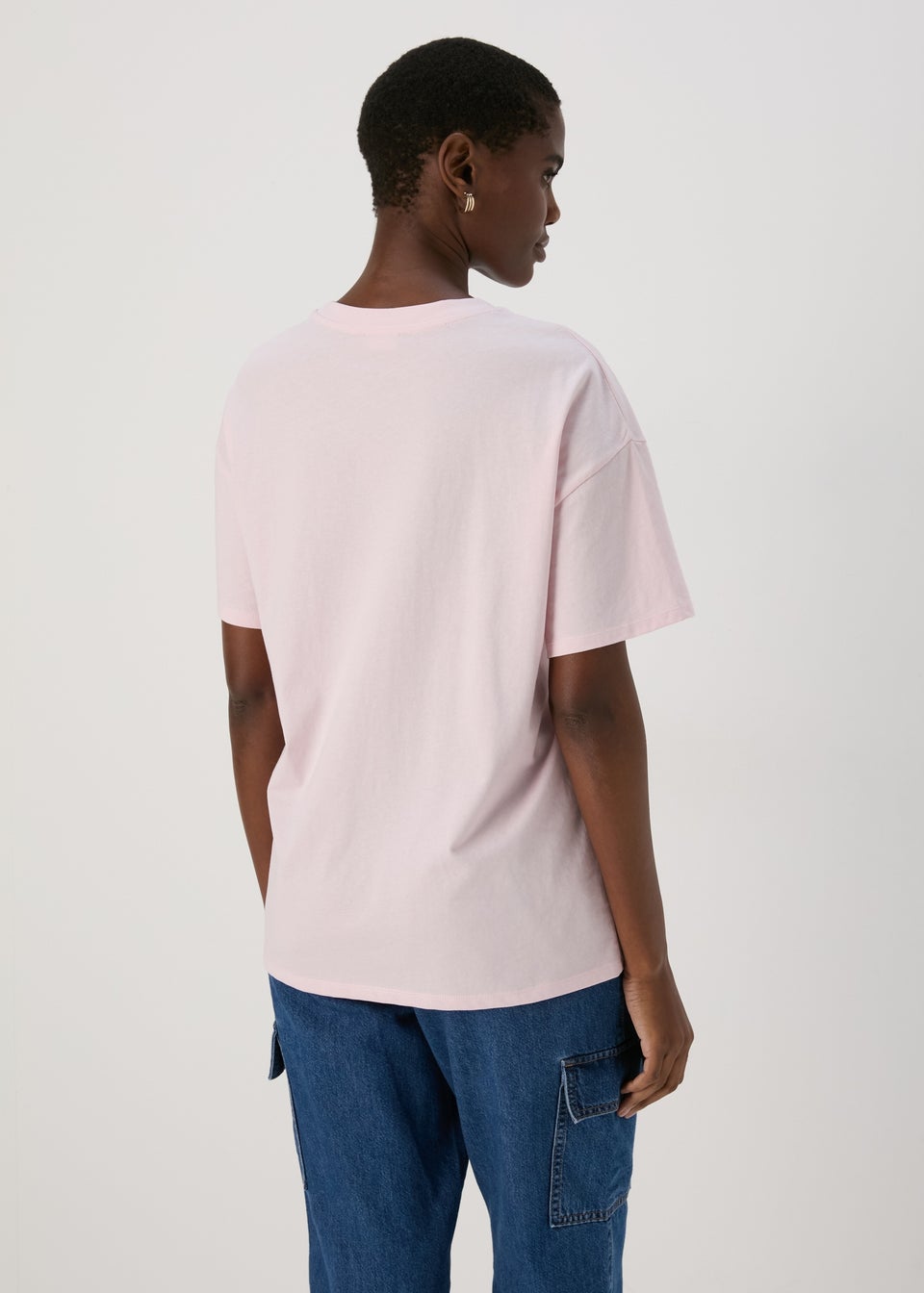 Papaya Petite Pink Venice Beach Oversized T-Shirt