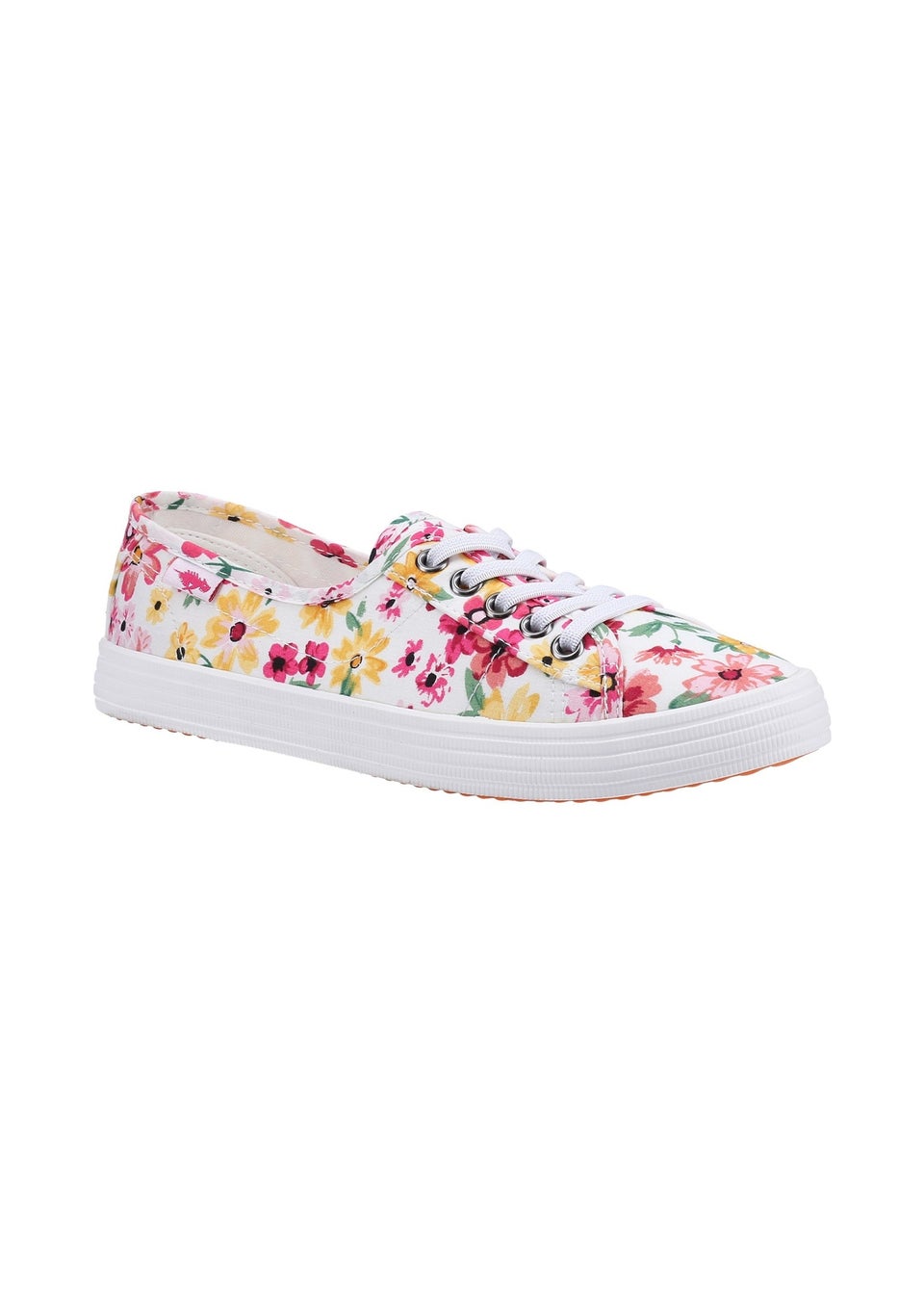 Rocket Dog White Chow Chow Margate Floral Casual Shoe