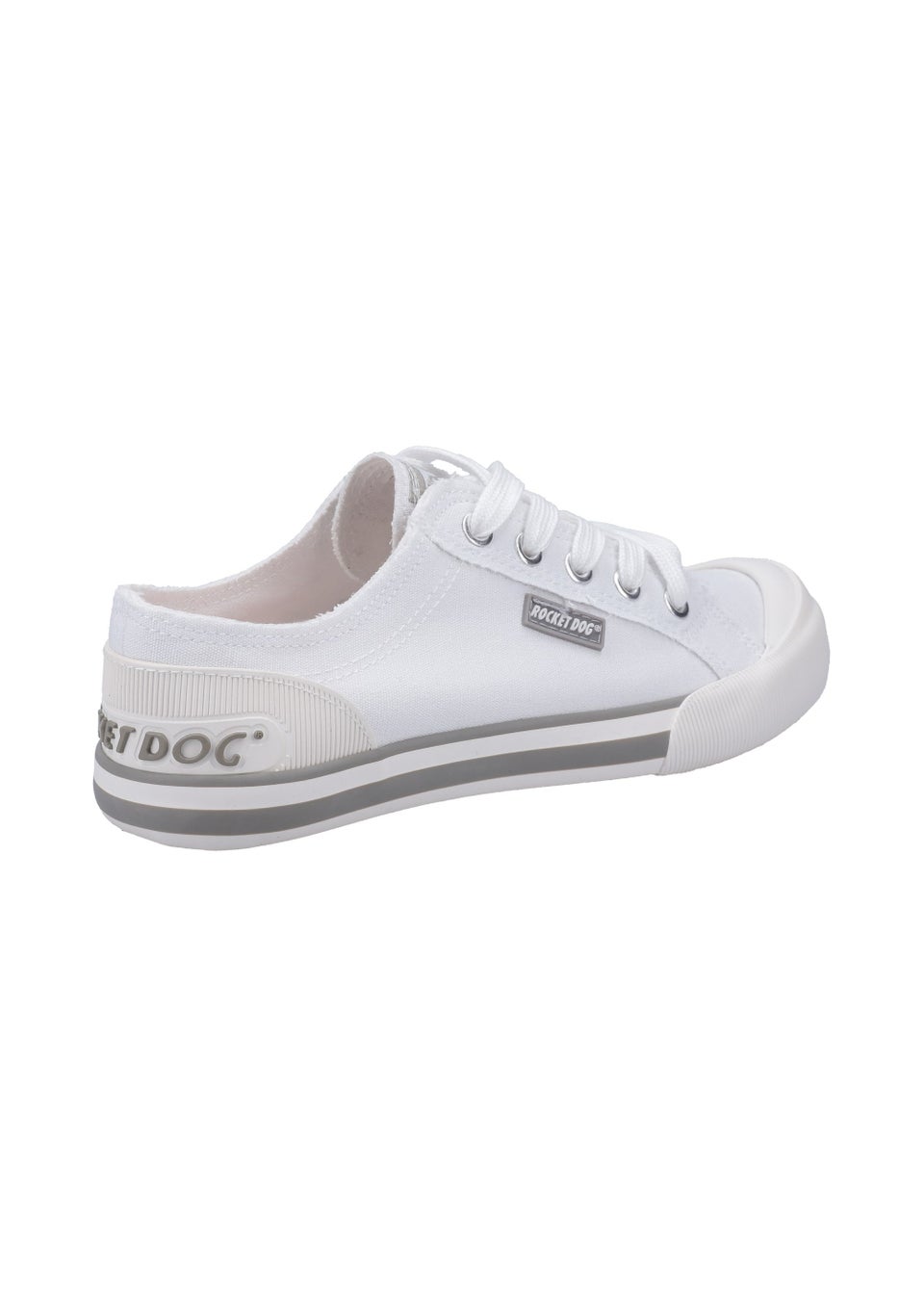 Rocket Dog White Jazzin Plimsoll