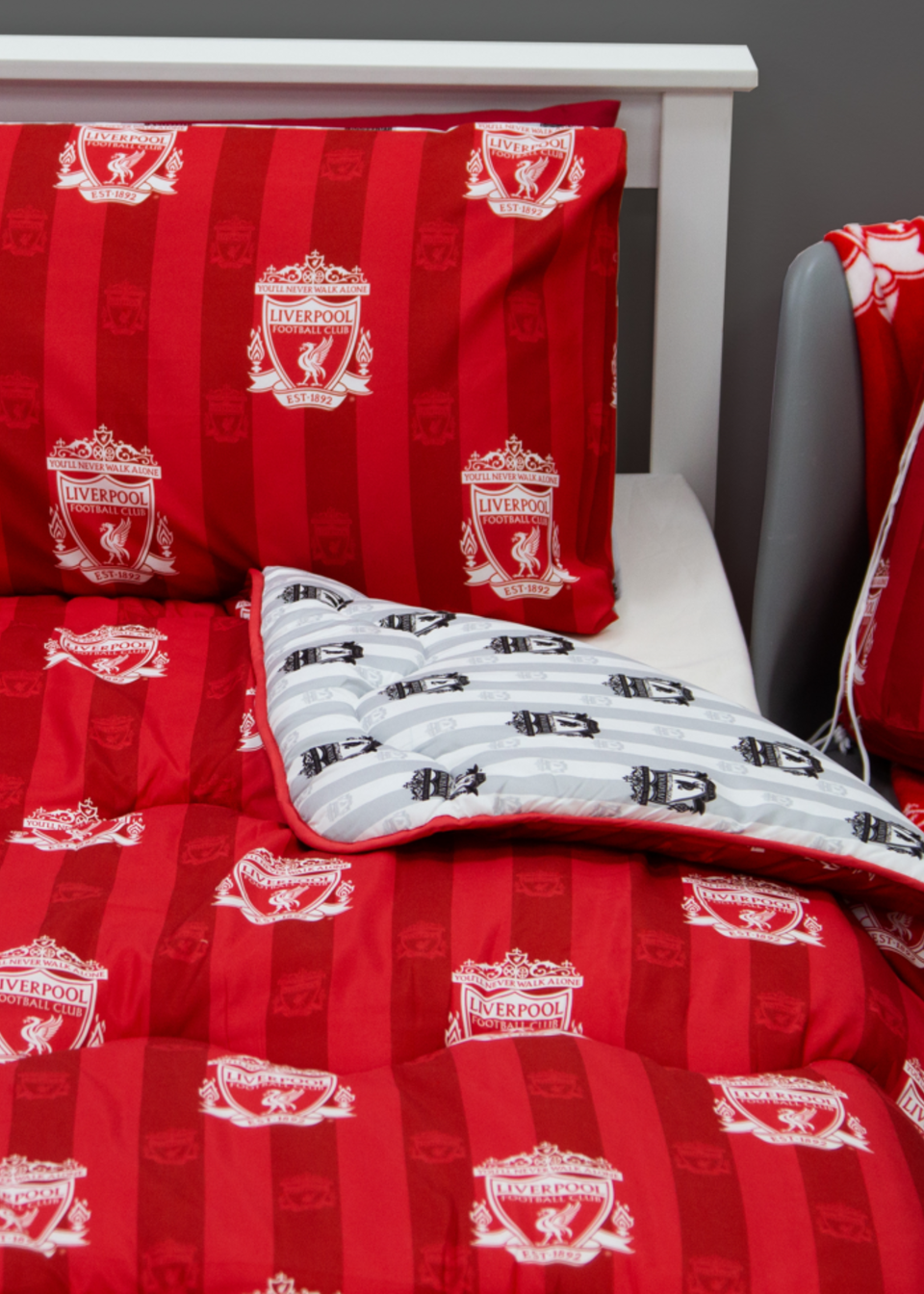 Liverpool FC Stripe Coverless Duvet