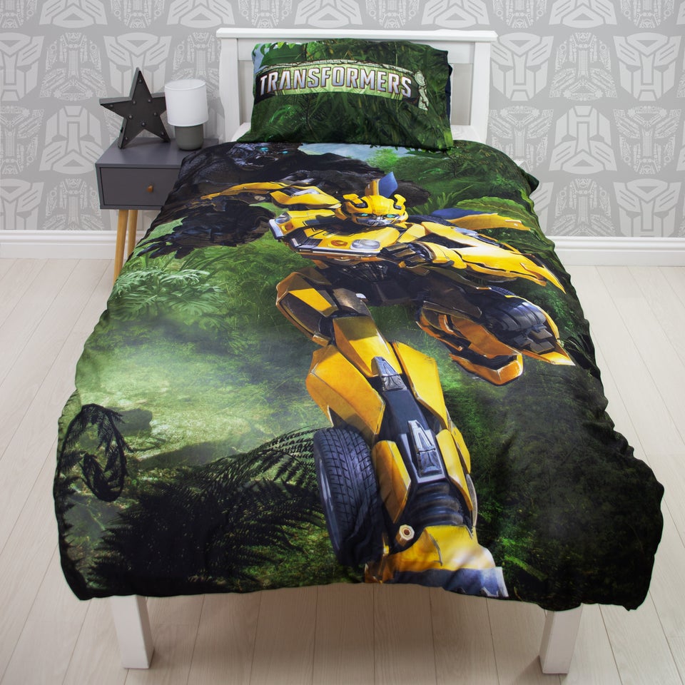 Transformers Rise Single Panel Duvet Set