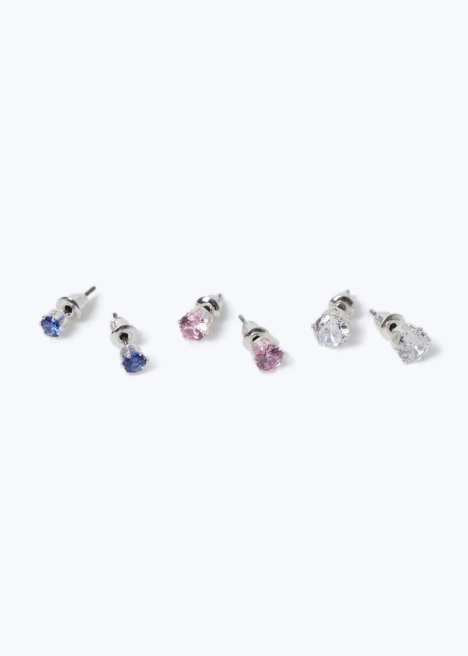 Muse 3 Pack Multicolour Stud Earrings