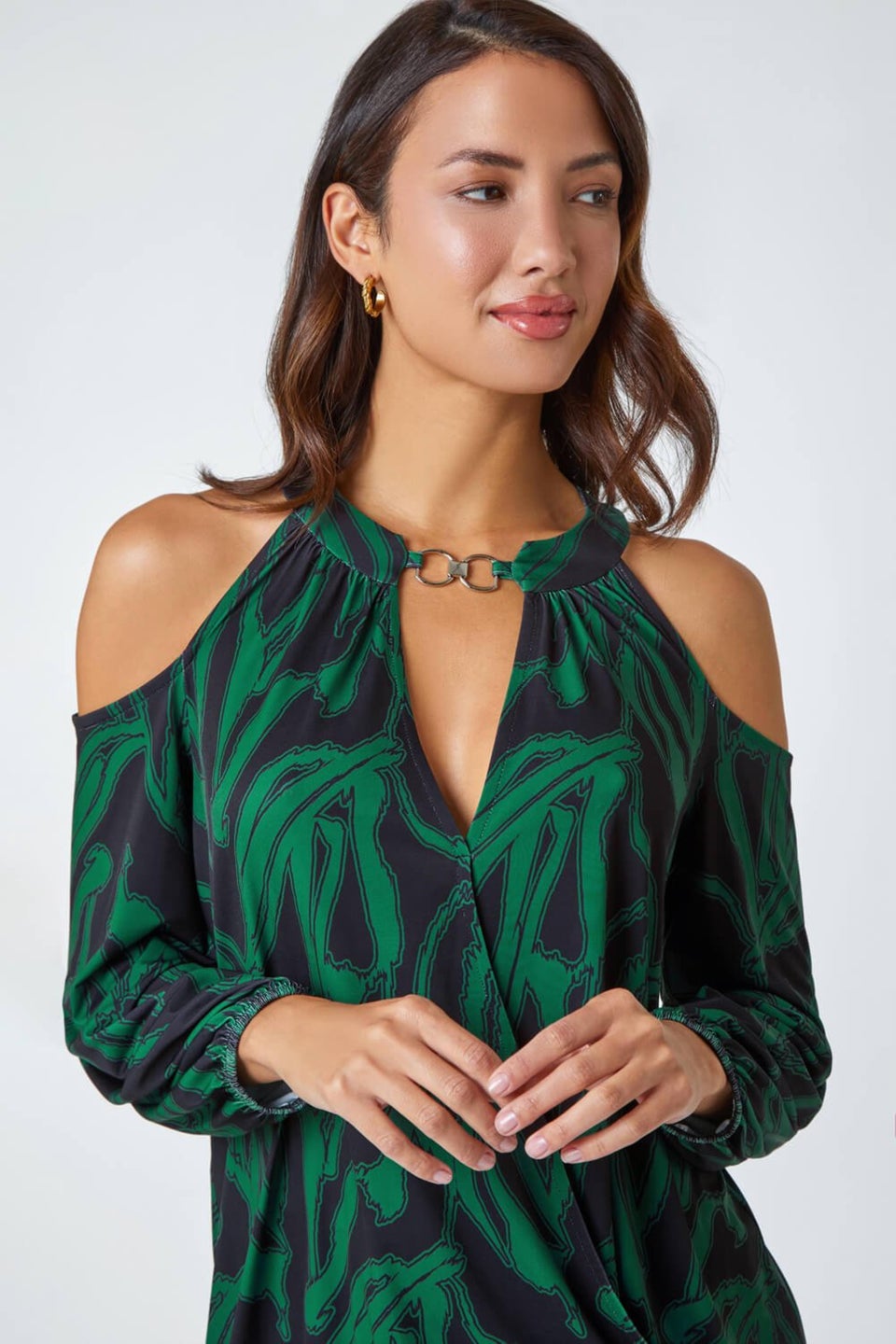 Roman cold sales shoulder tops