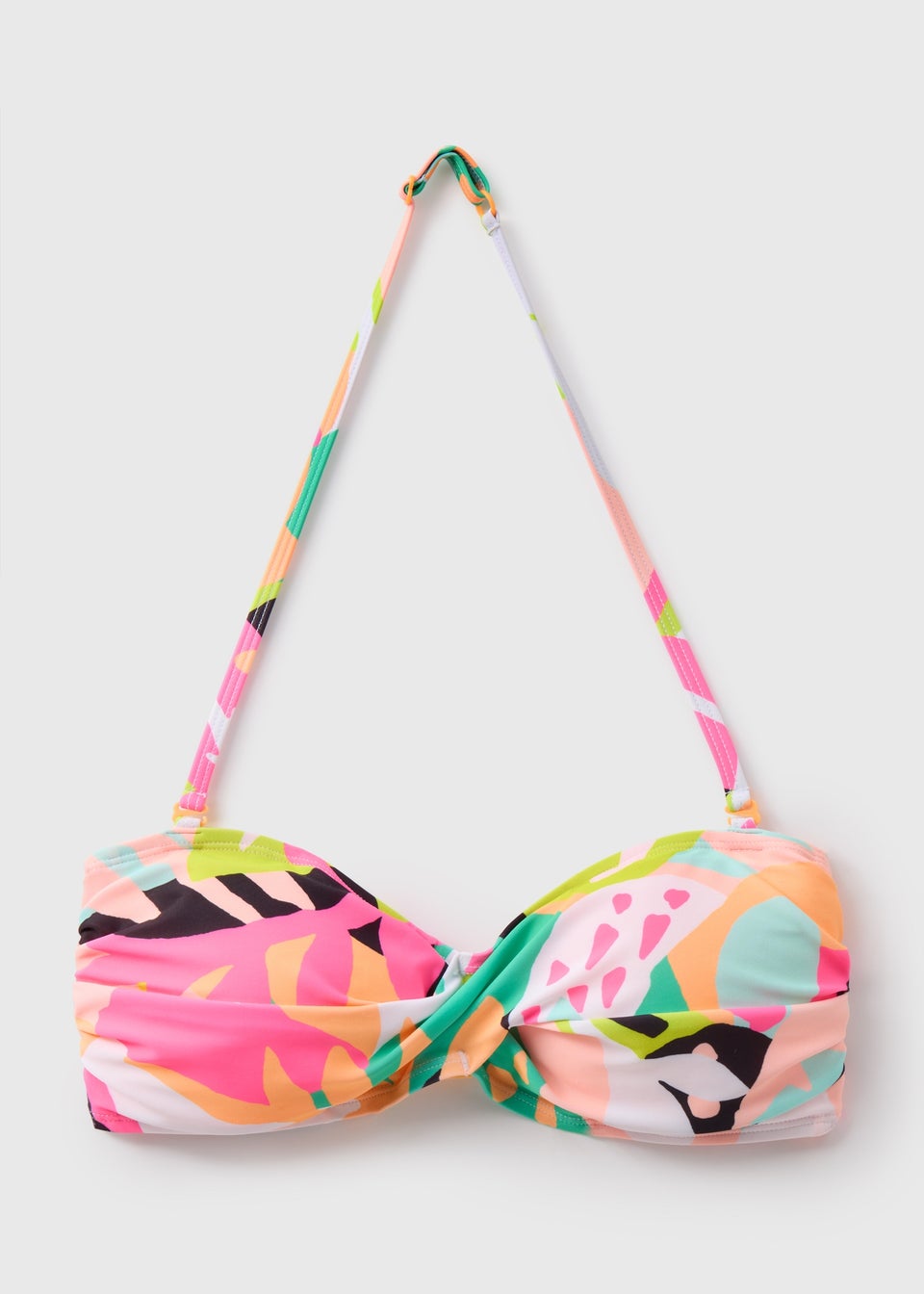 Multicolour Twist Bikini Top