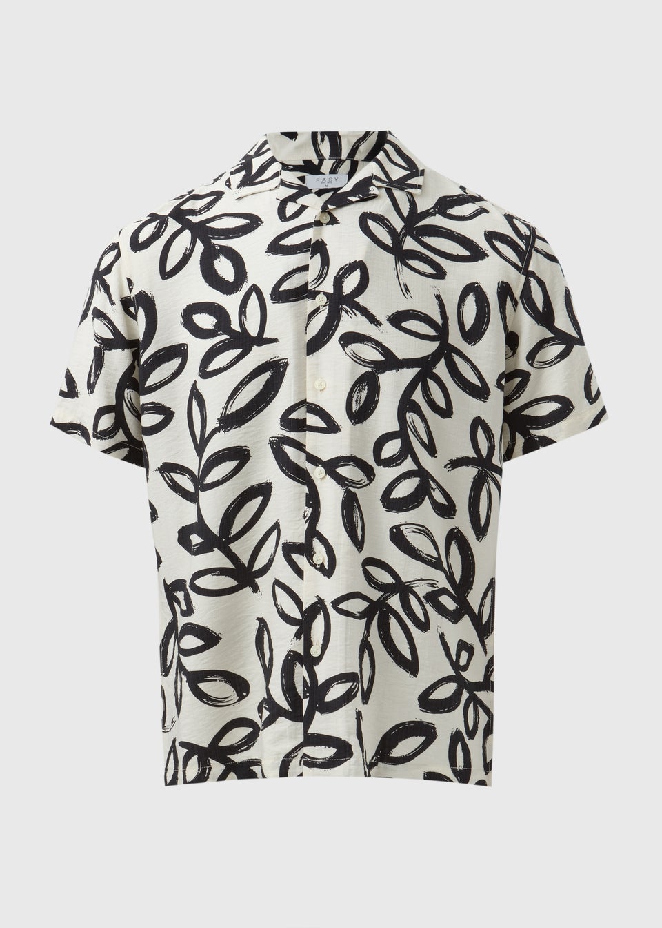 Ecru Mono Print Shirt