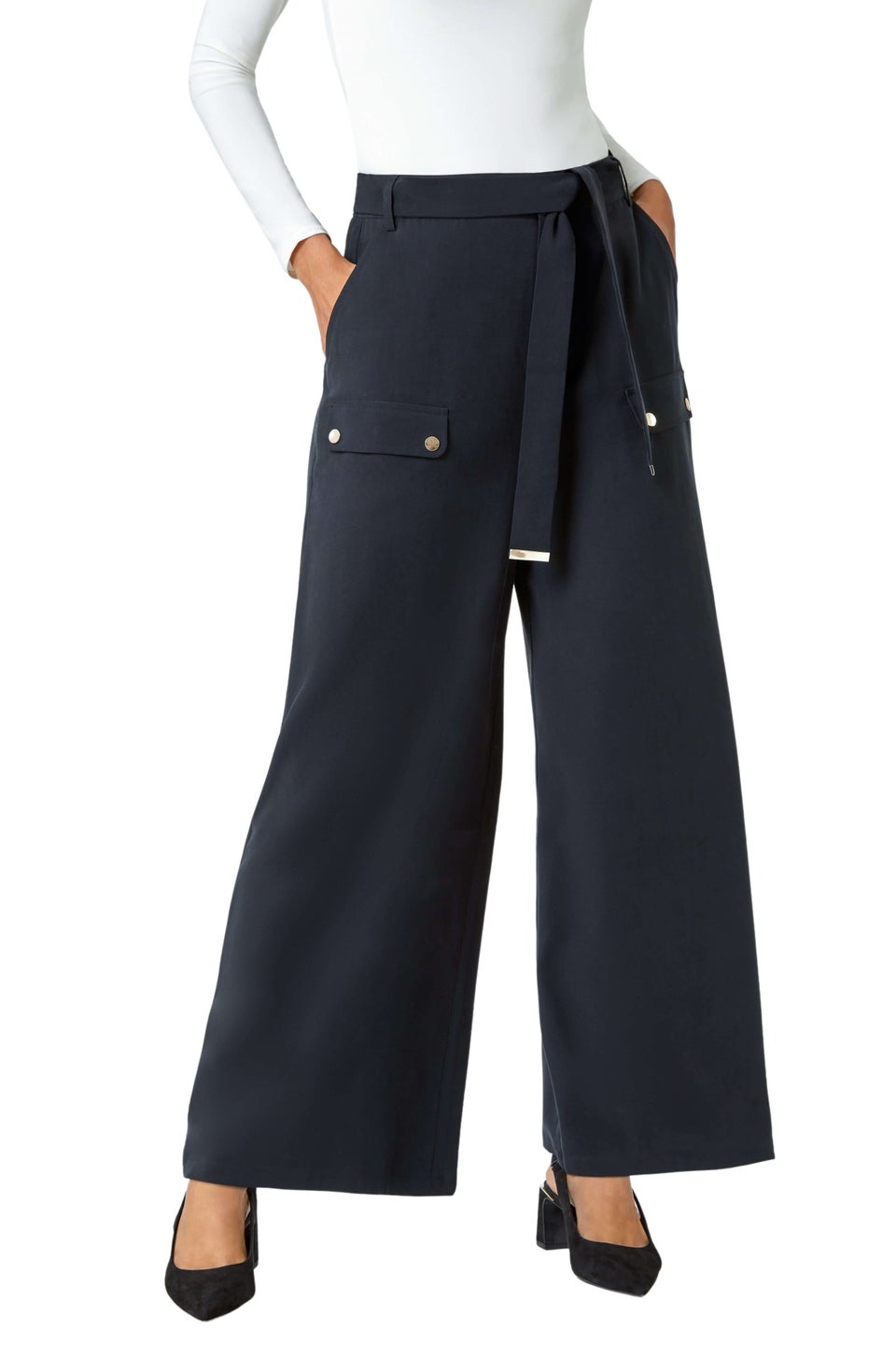 Roman 2025 black trousers