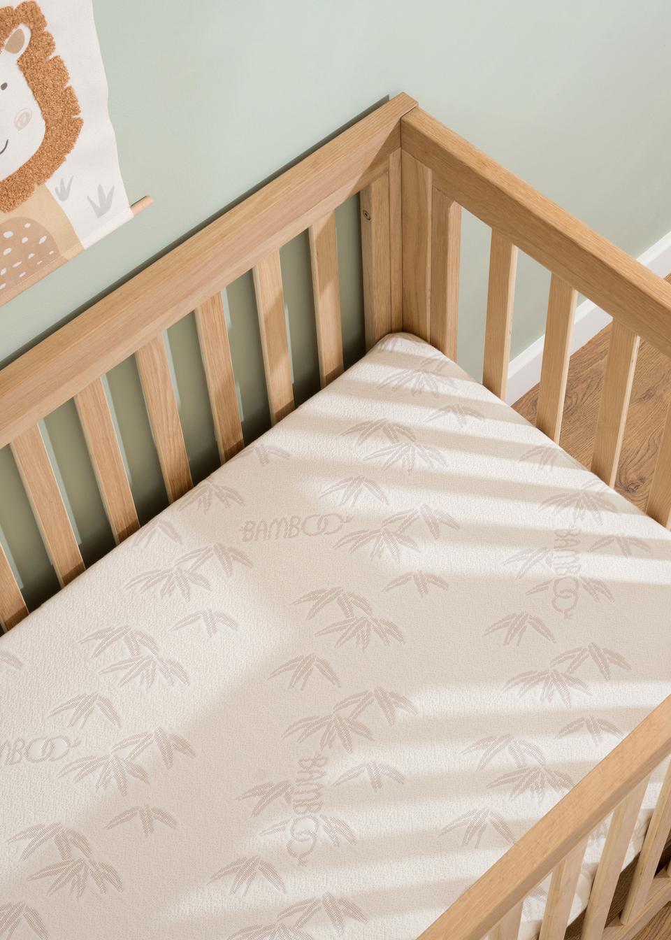 Clair de Lune Bamboo and Coir Premium Cot Bed Mattress Matalan