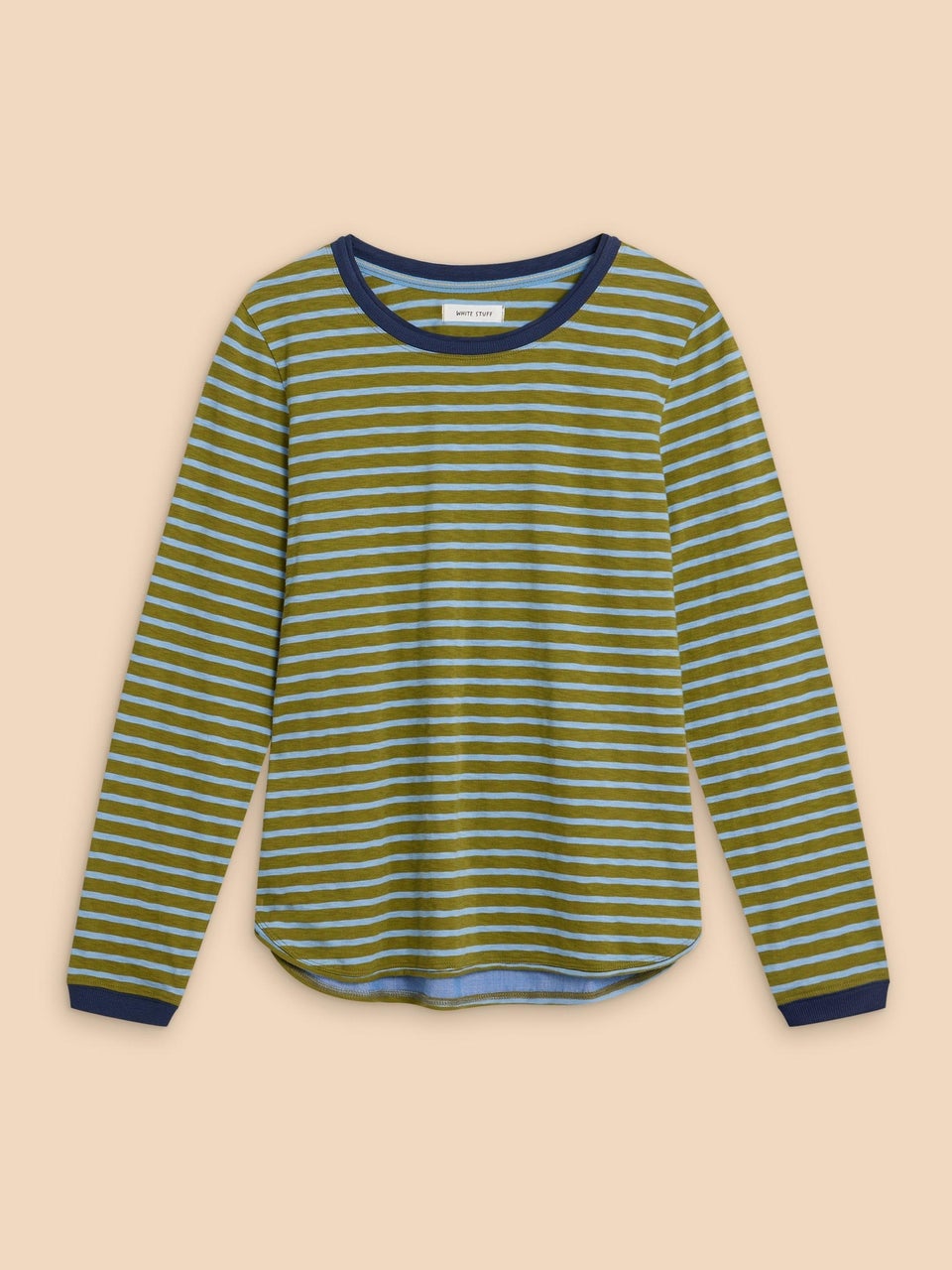 Clara Langarmshirt aus Materialmix