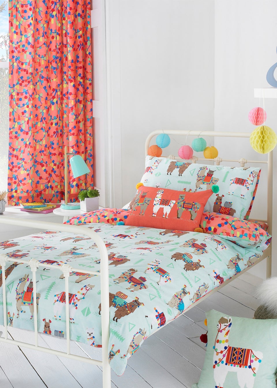 little furn. Llamarama Animal Childrens Duvet Cover Set Matalan