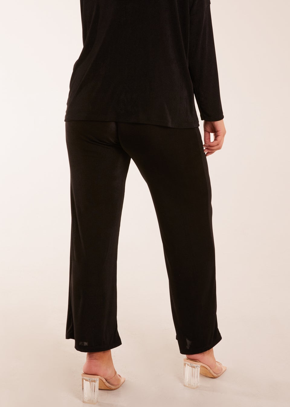 Blue Vanilla Black Acetate Trousers