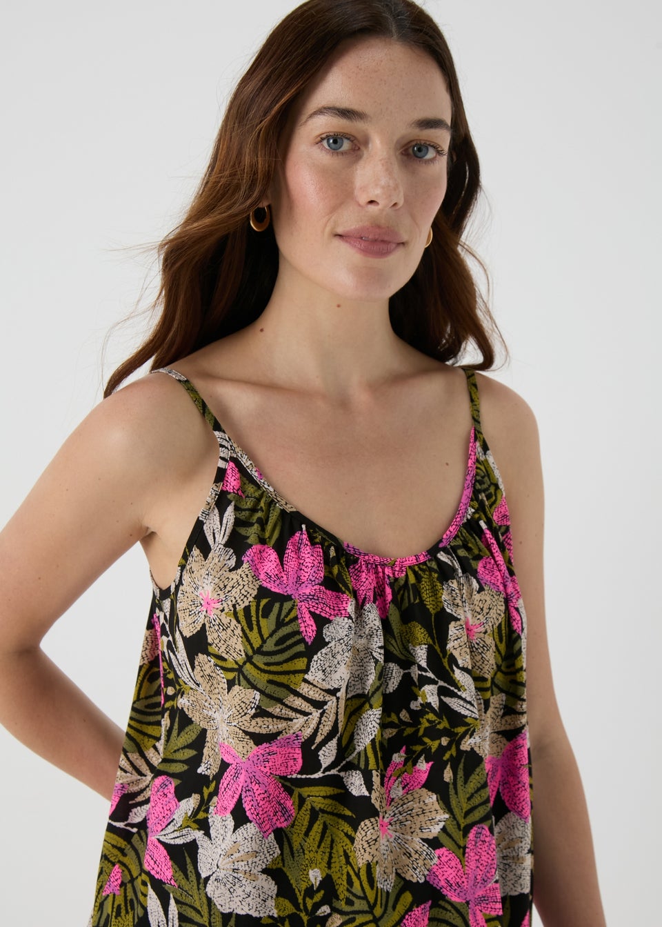 Multicolour Floral Cami Top