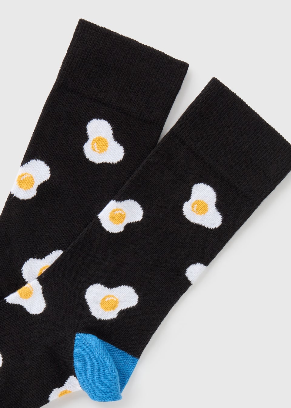 Black Fried Egg Socks