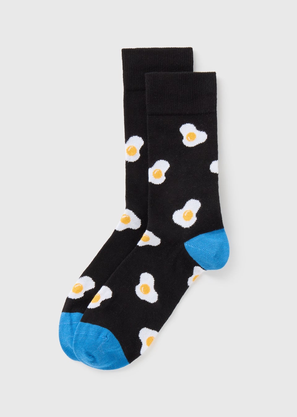 Black Fried Egg Socks