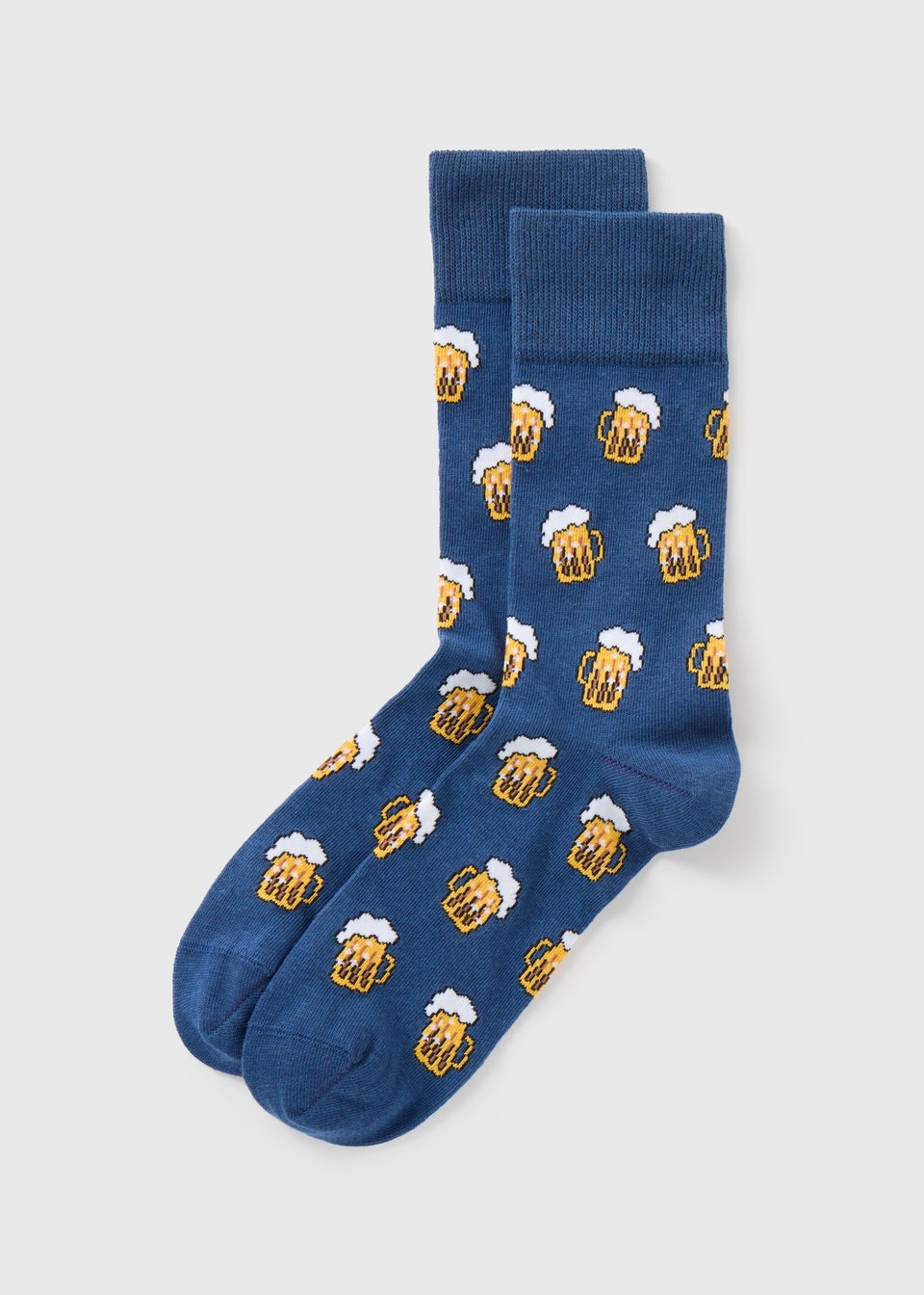 Blue Beer Socks