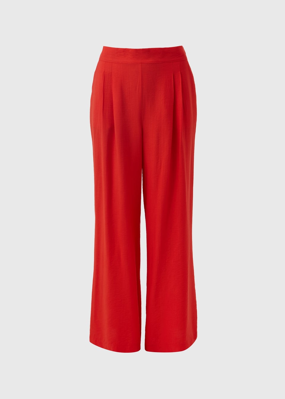 Red Co Ord Wide Leg Trousers - Matalan