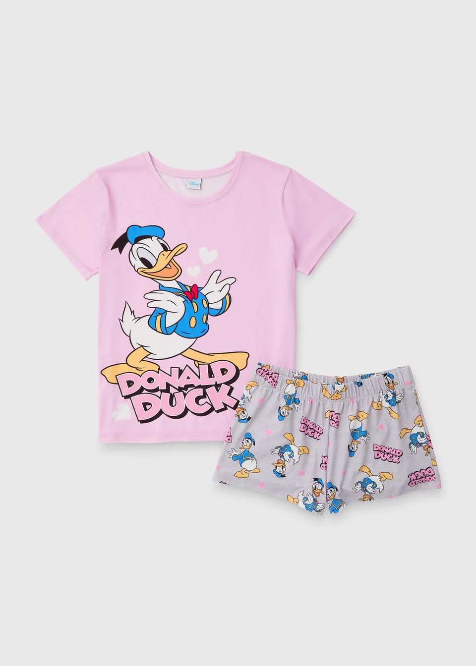 Disney Pink Donal Duck Pyjama Set