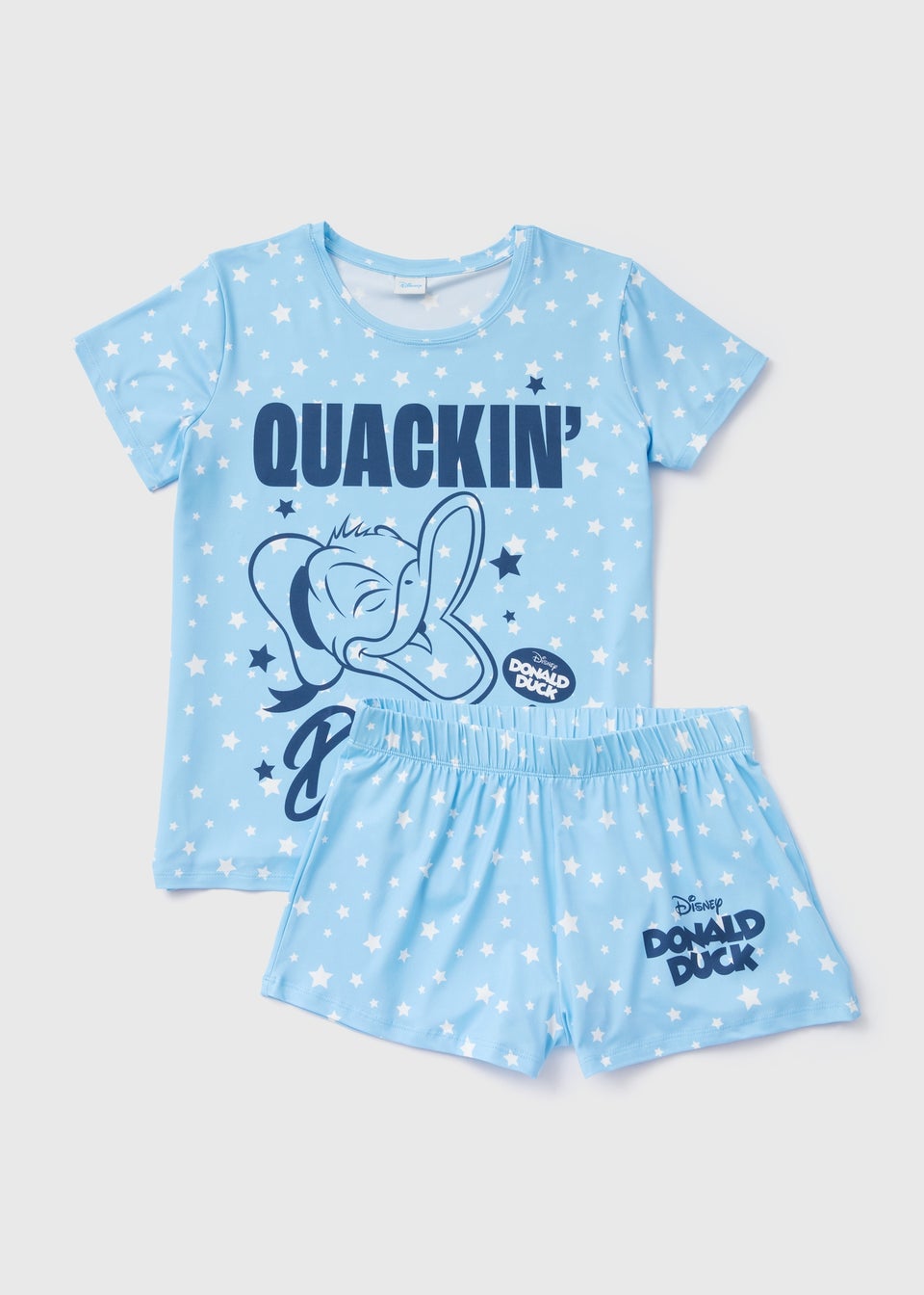Disney Blue Donald Duck Top & Shorts Set