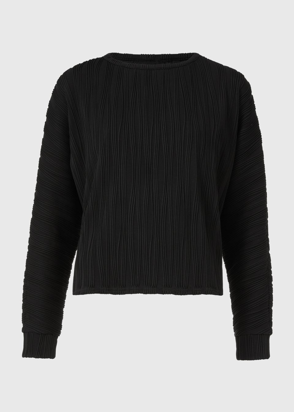 Black Dolman Sleeve Top