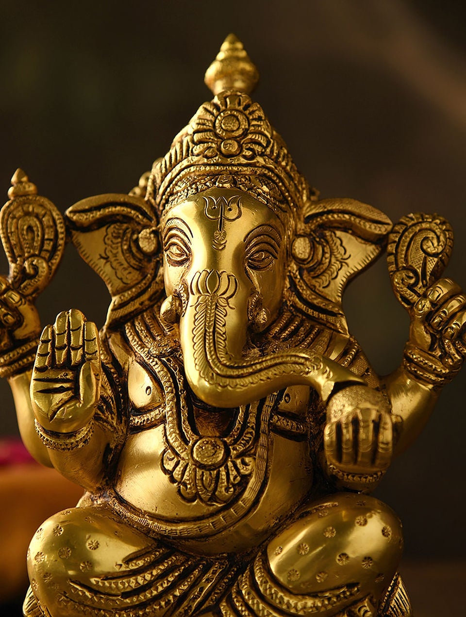 Brass Handcrafted Ganesha