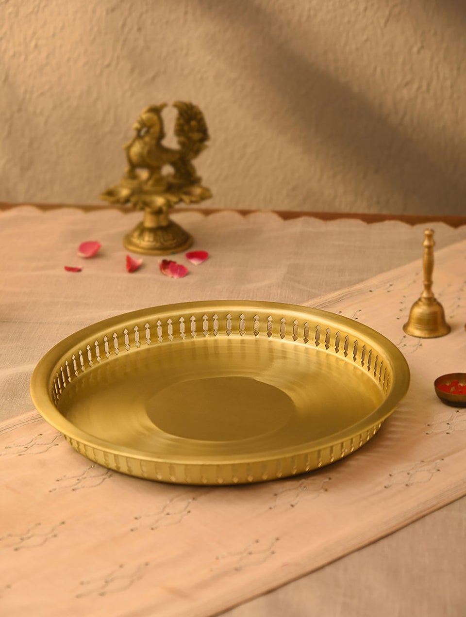 Brass Handcrafted Thaal
