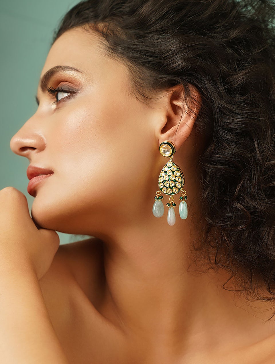 Jaypore kundan earrings sales