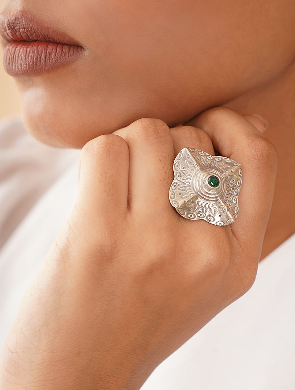 Jaypore silver rings on sale