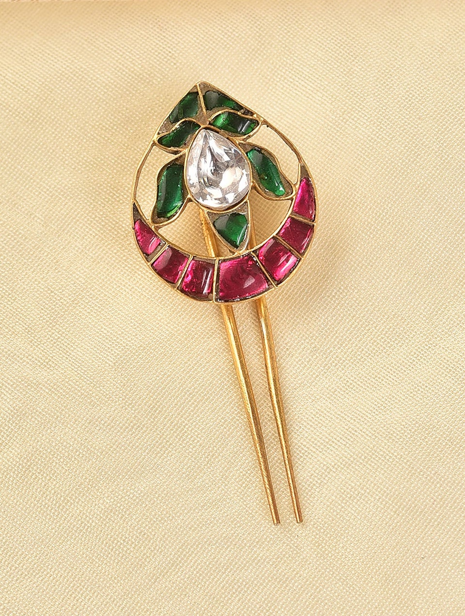 Women Gold Tone Silve Juda Pin