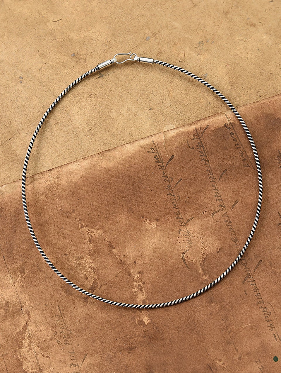 Tribal Silver Hasli Necklace