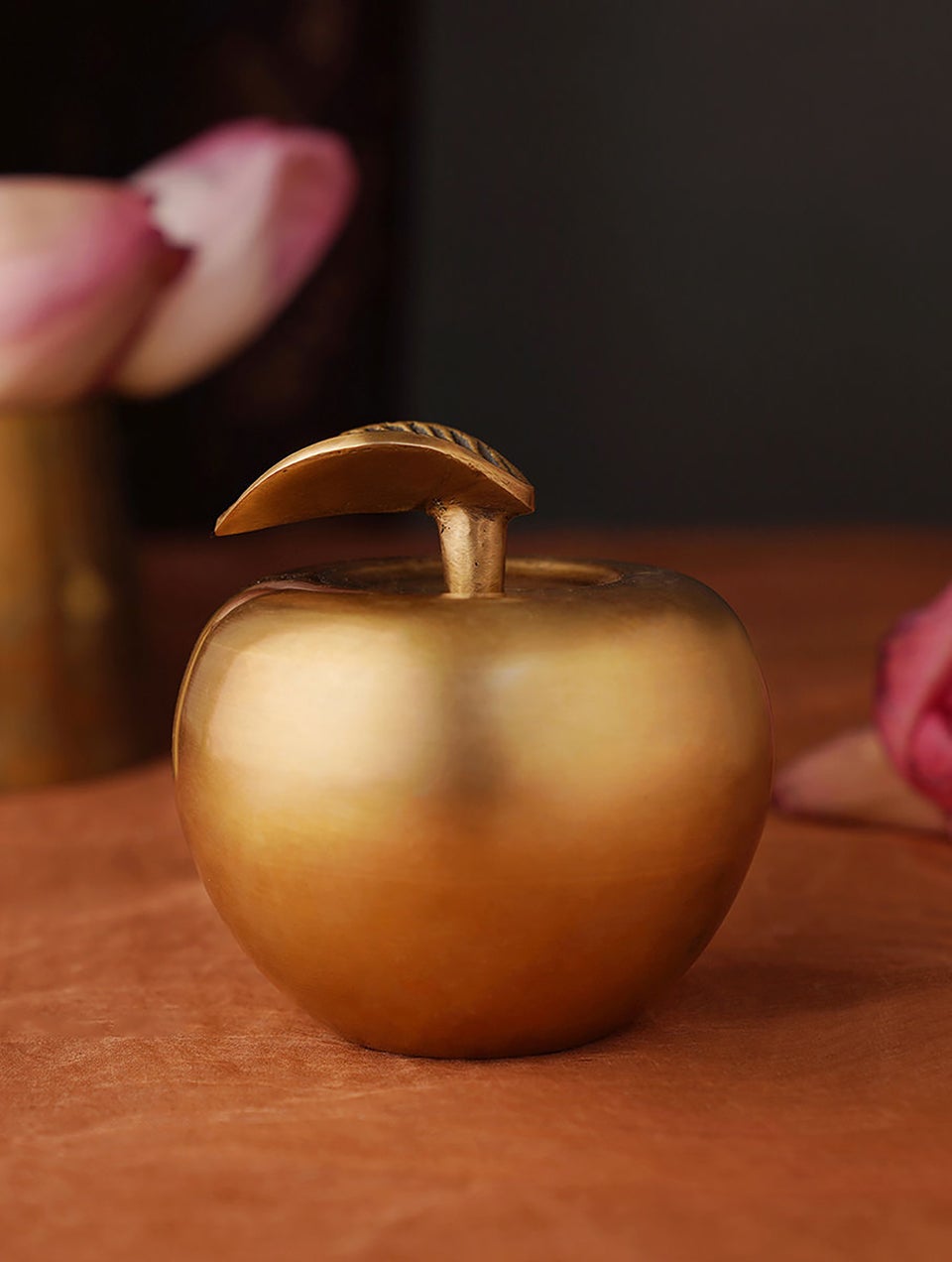 Handcrafted Brass Decorative Apple