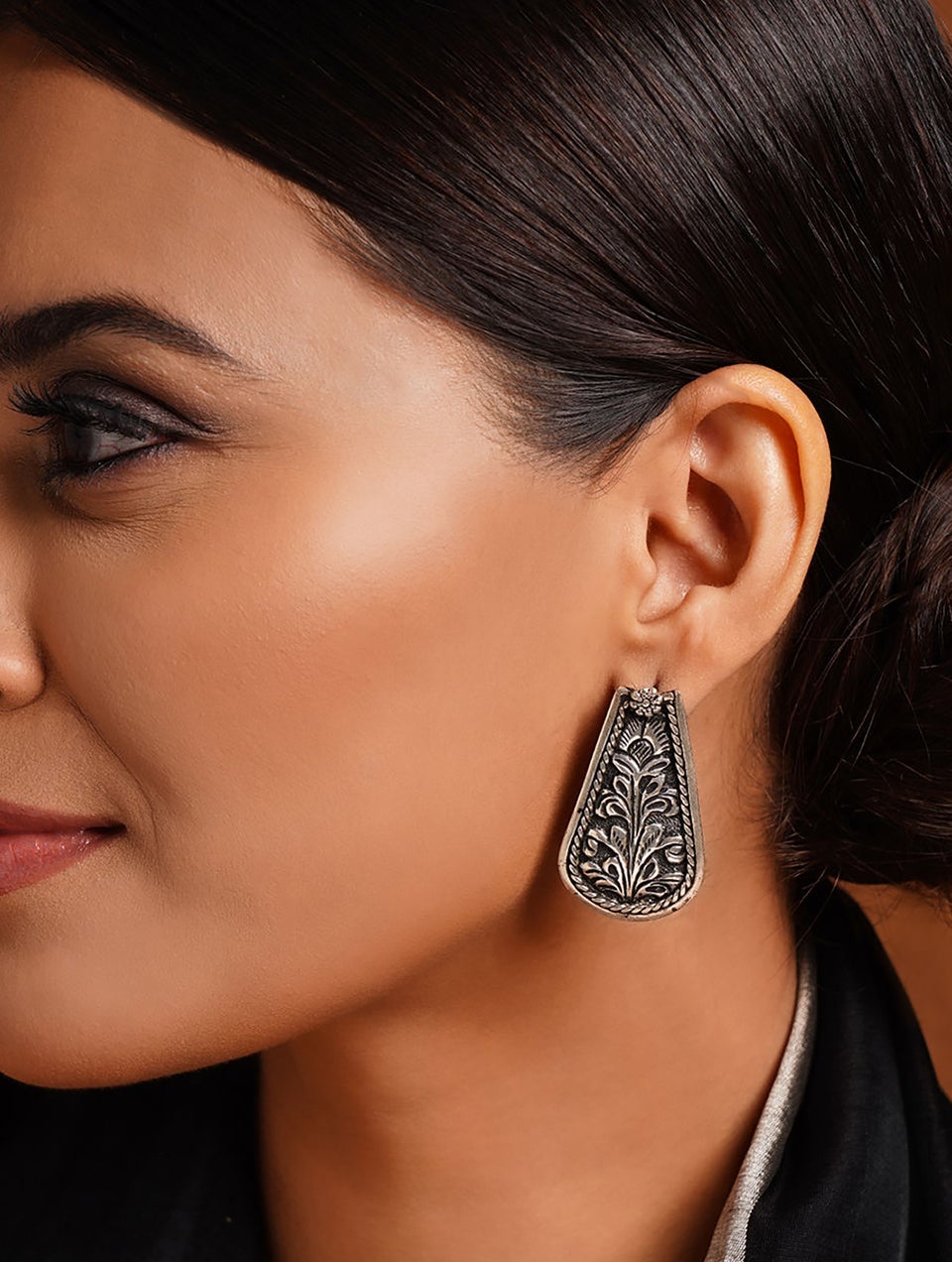 Women Silver Hook Silver Earring