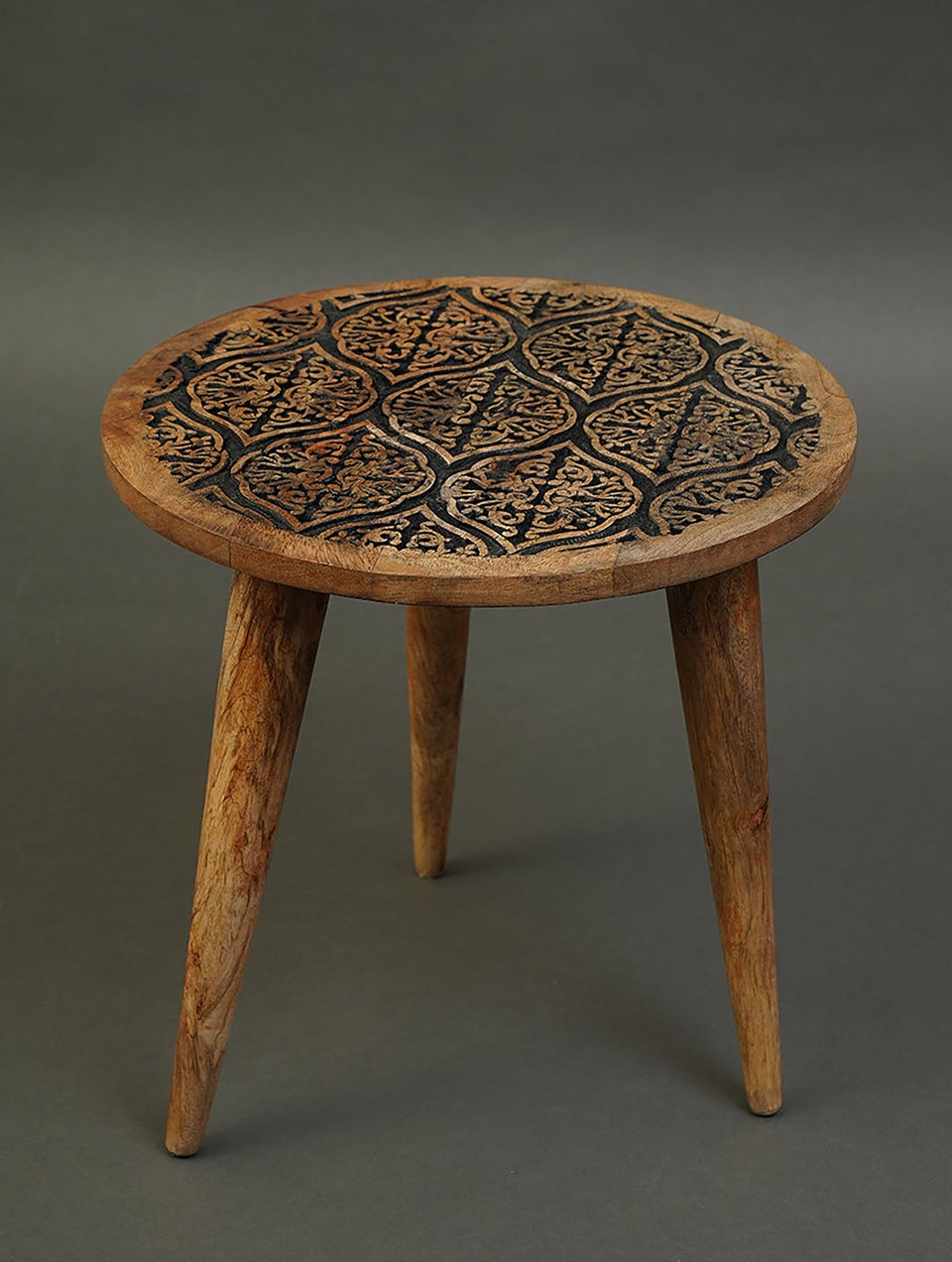 Handcarved Baroque Nesting Side Table