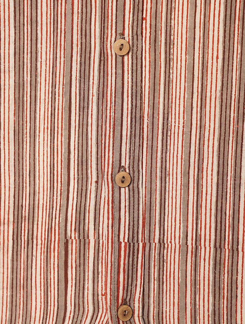 Men Multicolor Block Printed Cotton Full Sleeve Shirt