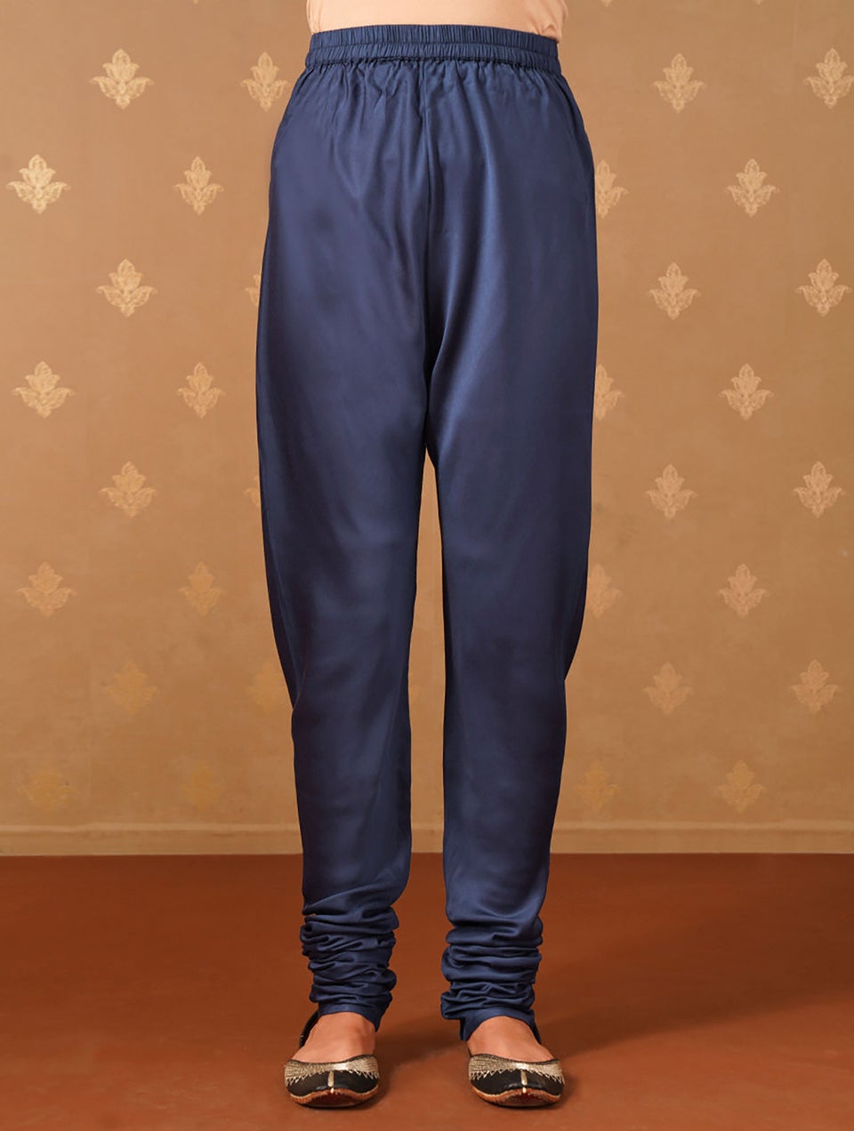 Women Indigo Blue Modal Full Length Churidar - XS