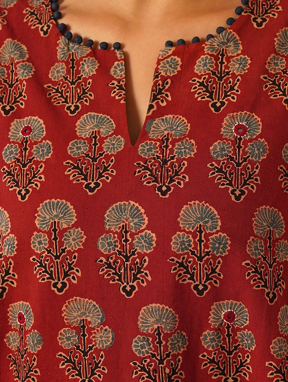 Jaypore ajrakh kurta deals