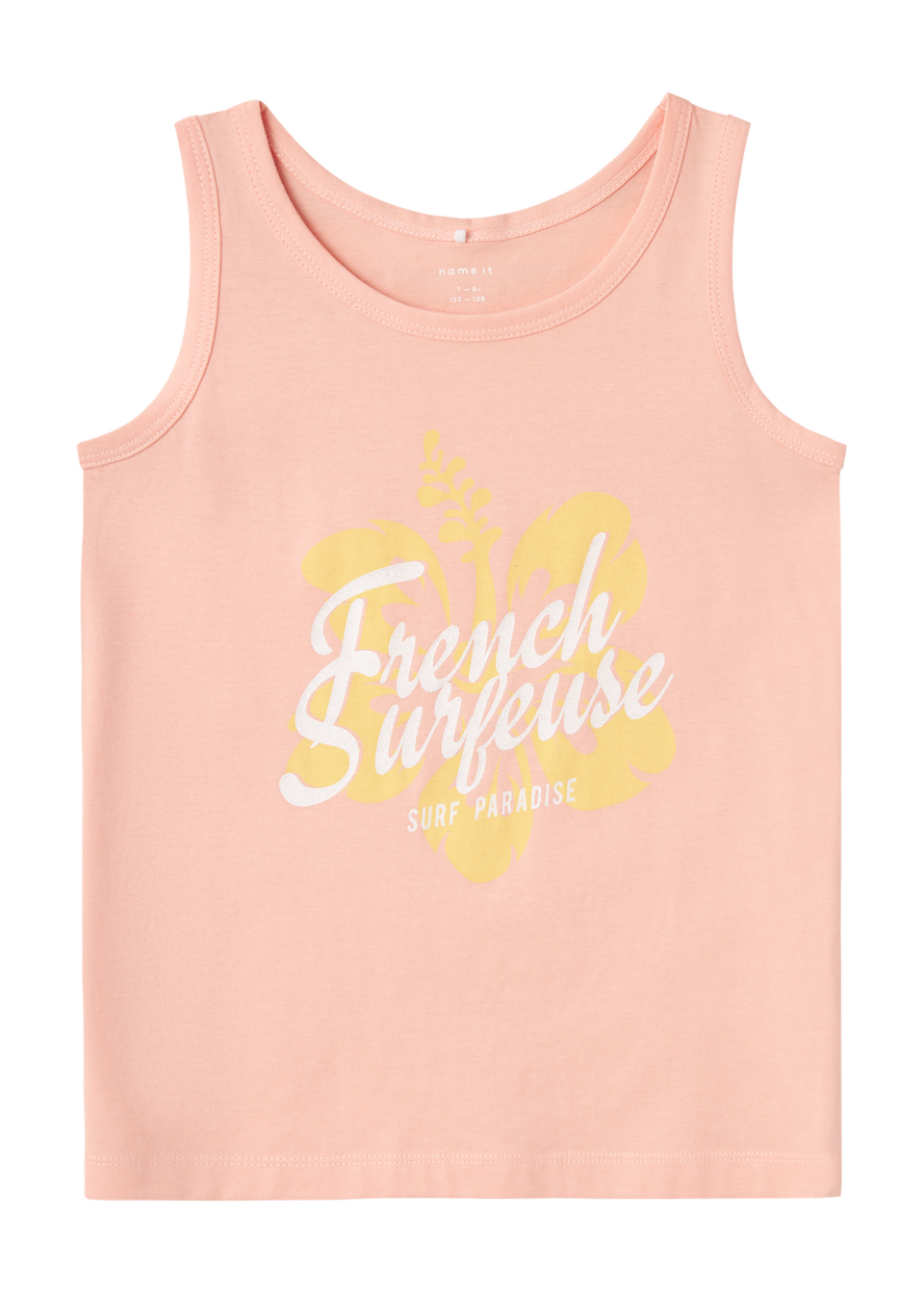 Name It Girls Pink French Surfeuse Tank Top (6-12yrs)