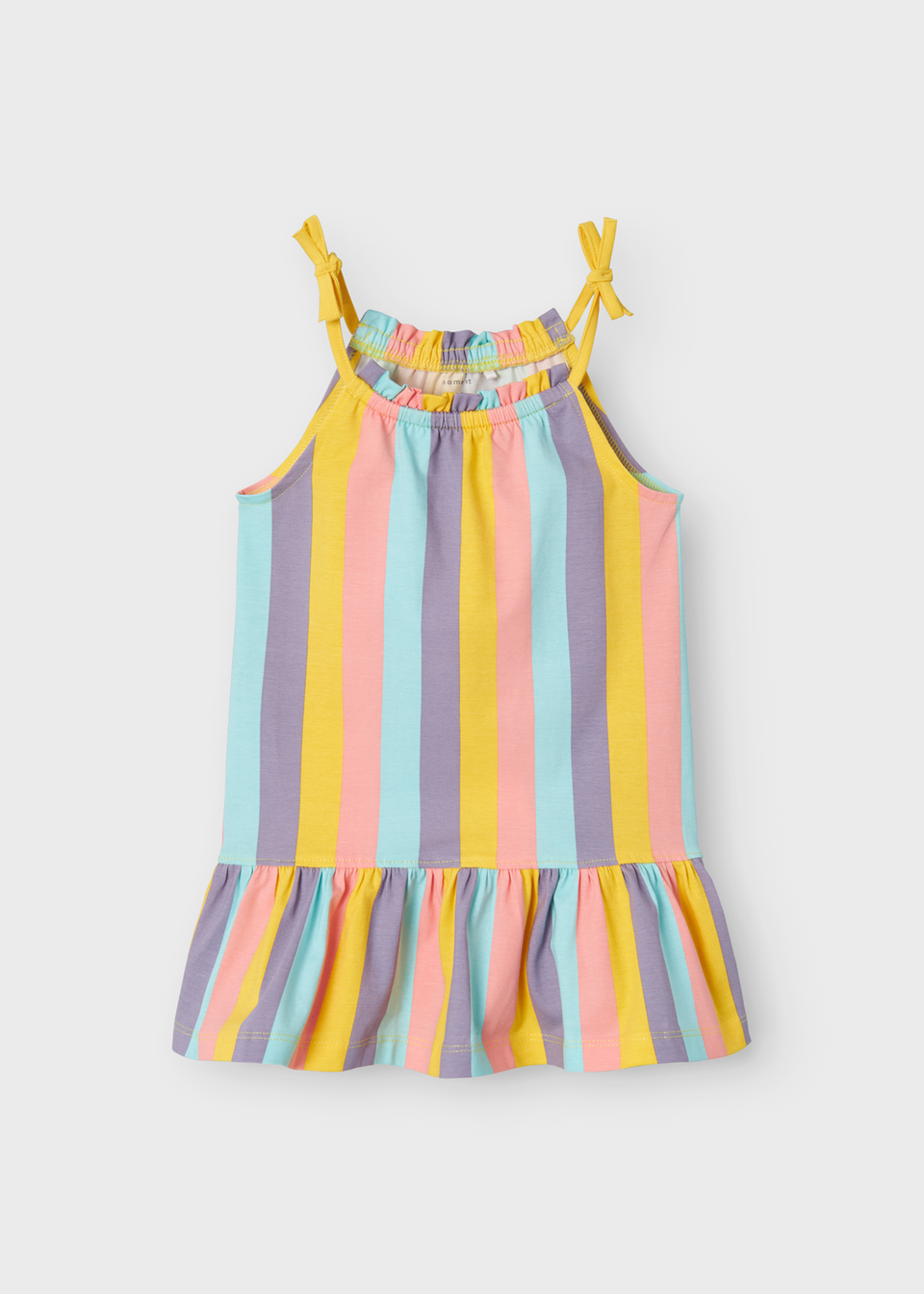 Name It Girls Pink Floral Box Strap Dress (9mths-5yrs)