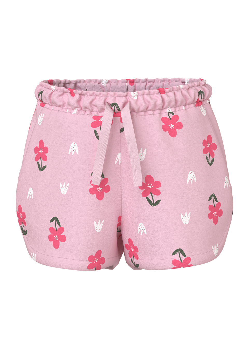 Name It Girls Pink Floral Shorts (9mths-5yrs)