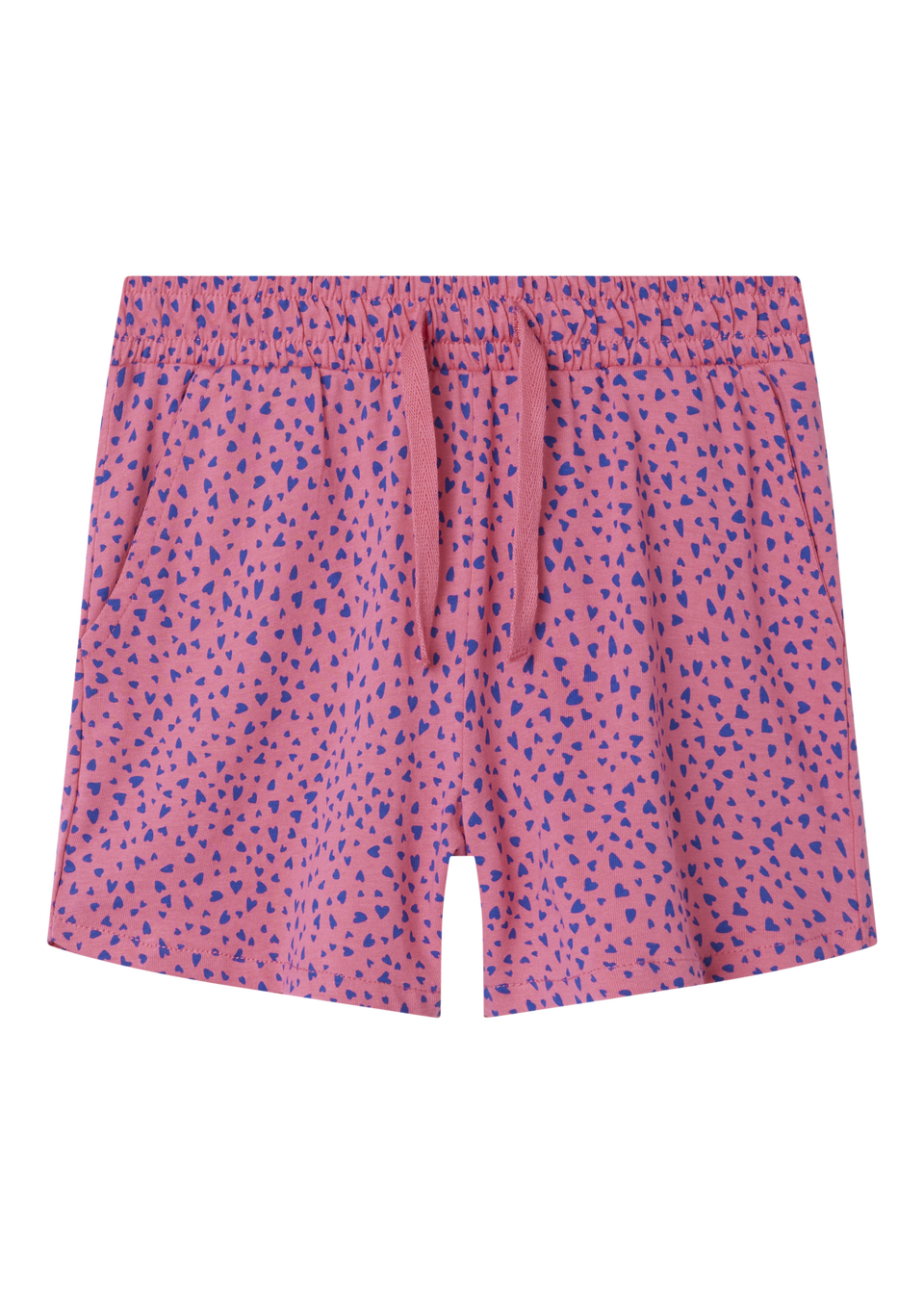 Name It Girls Pink Heart Print Shorts (6-12yrs)