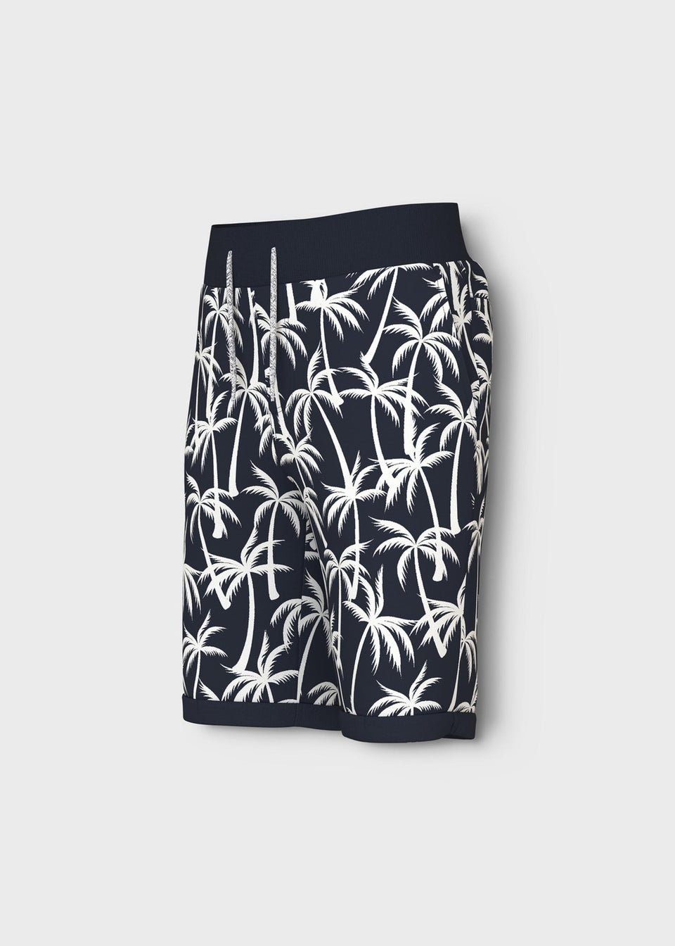 Name It Boys Navy Palm Print Shorts (6-12yrs)