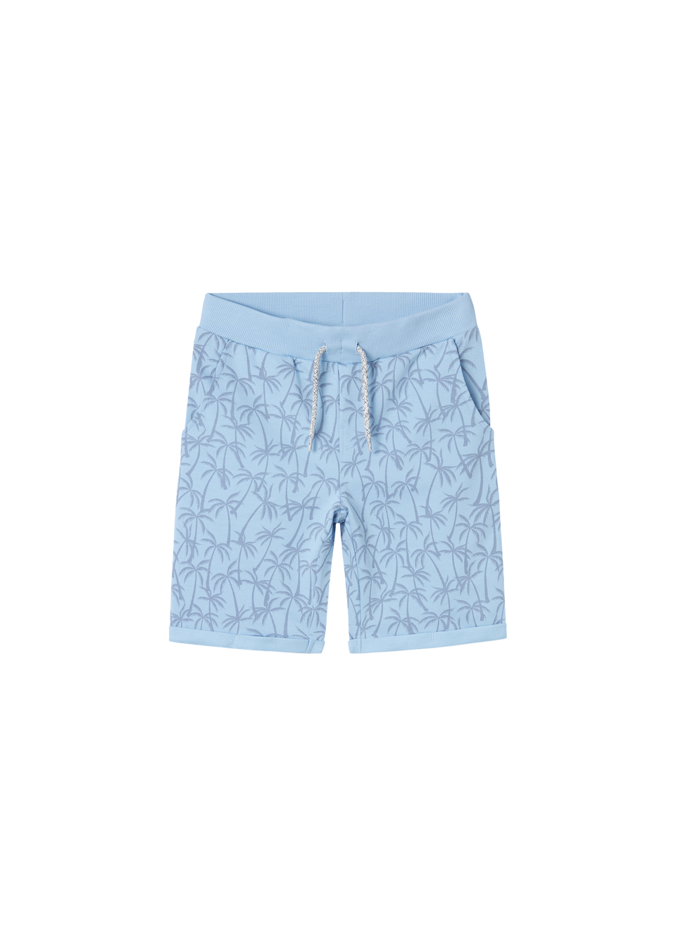 Name It Boys Blue Palm Print Shorts (6-12yrs)