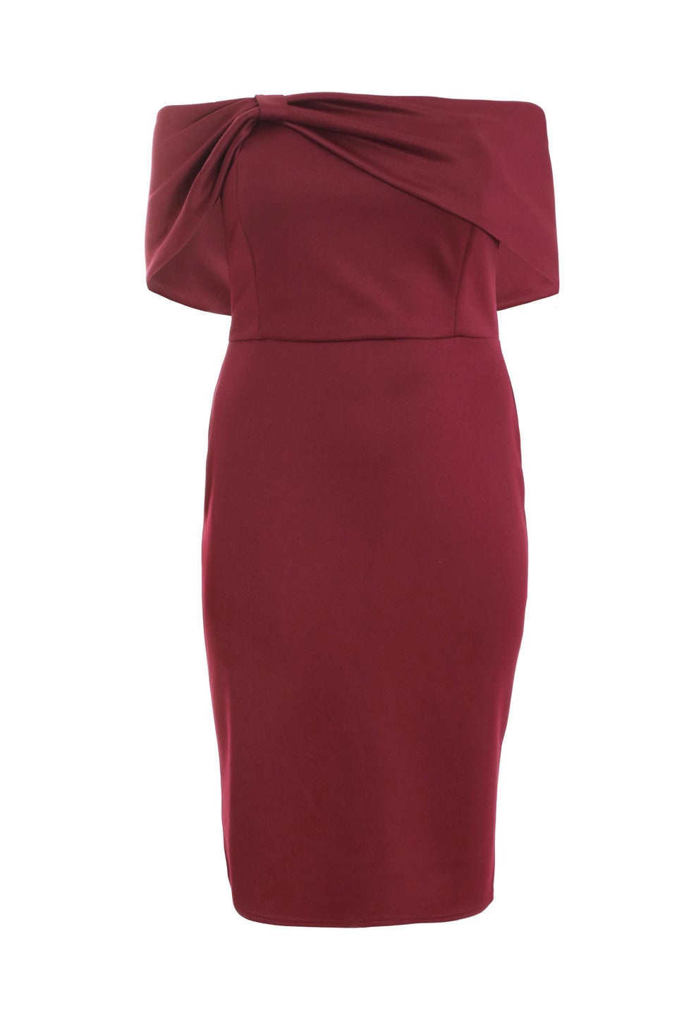 Quiz curve sales red dress