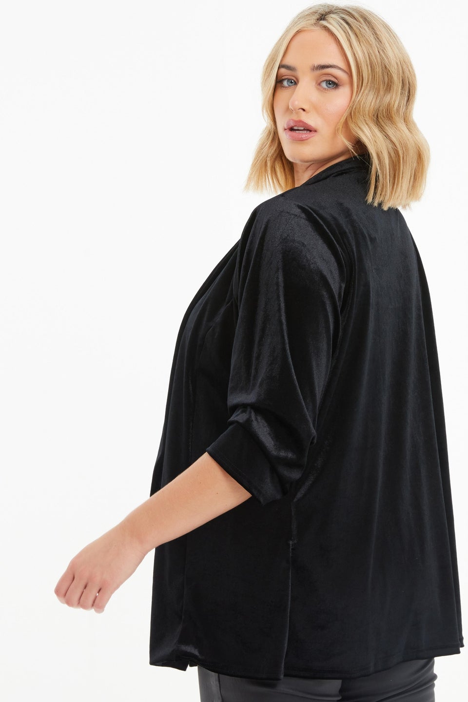 Quiz best sale velvet jacket