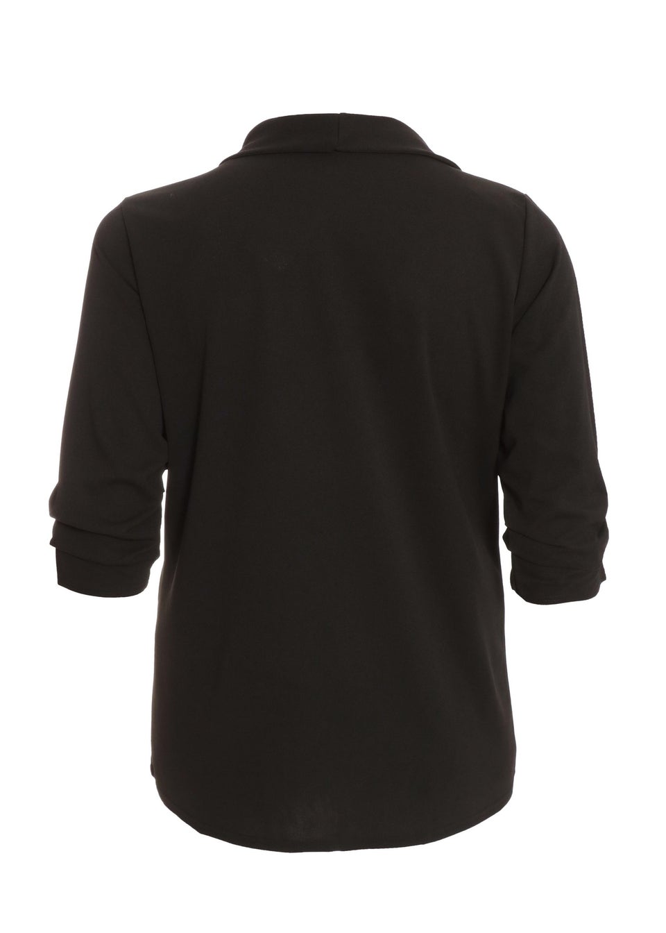 Quiz black waterfall jacket best sale