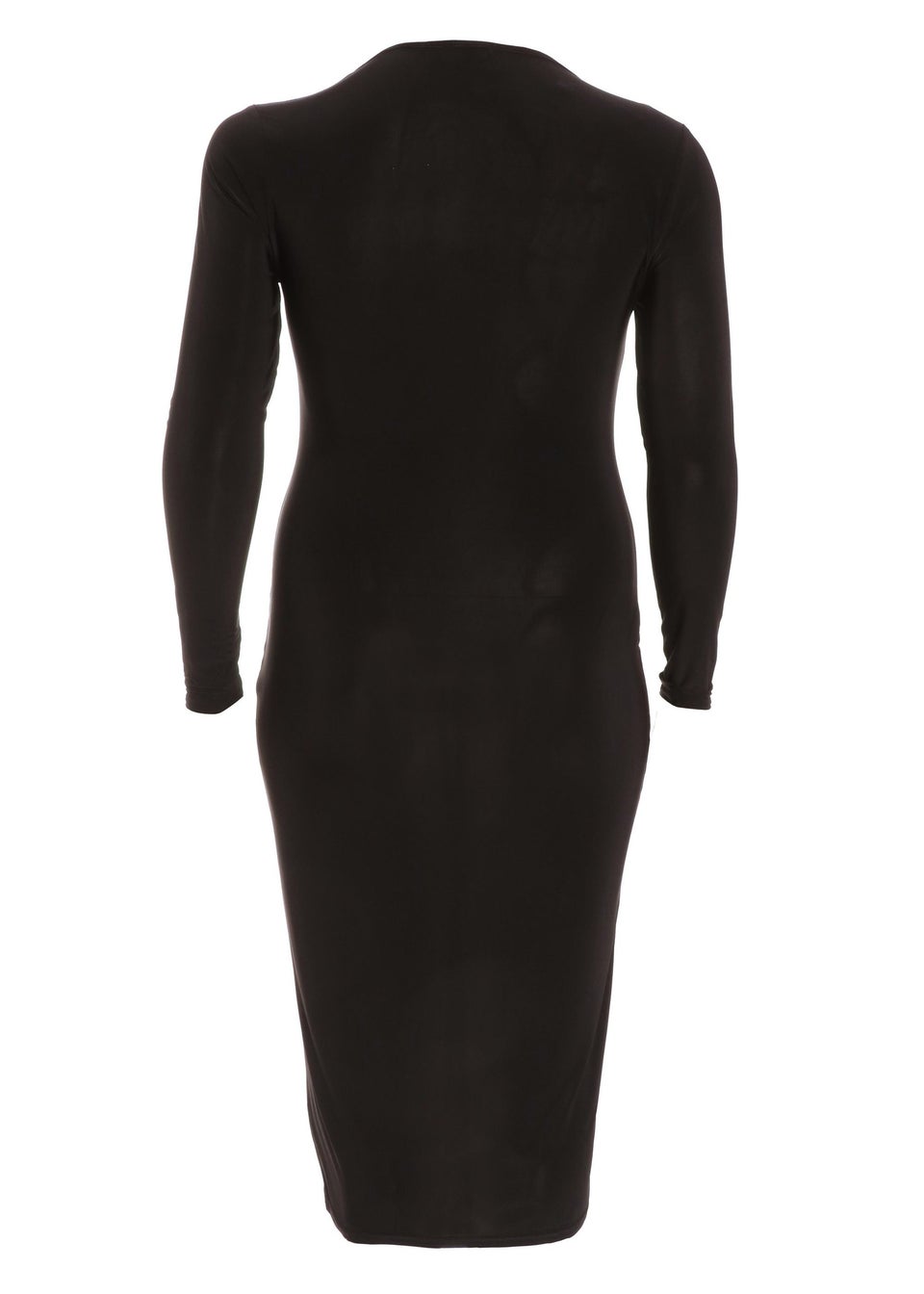 Quiz Black Curve Bodycon Midi Dress