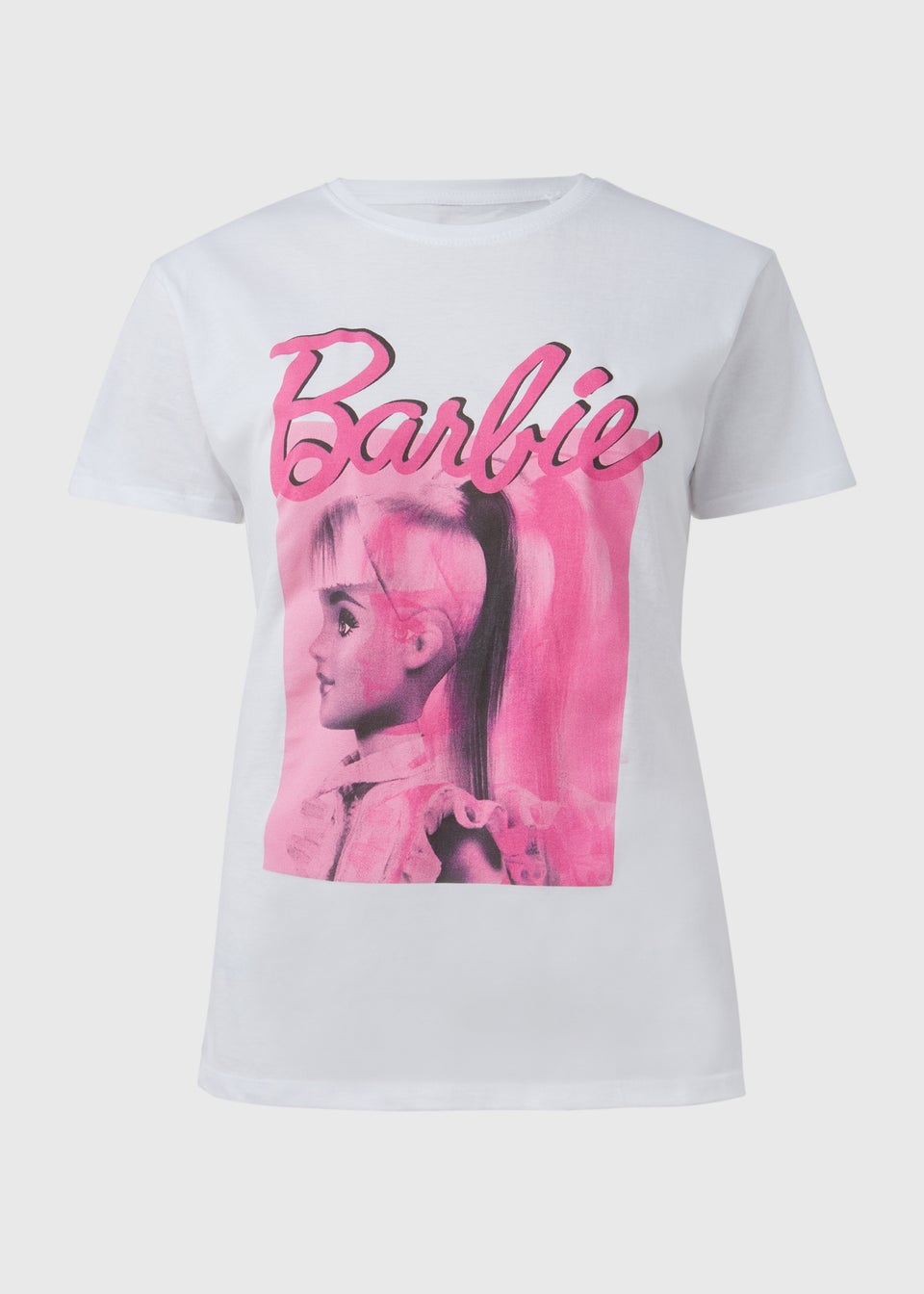 Barbie White T-Shirt - Matalan
