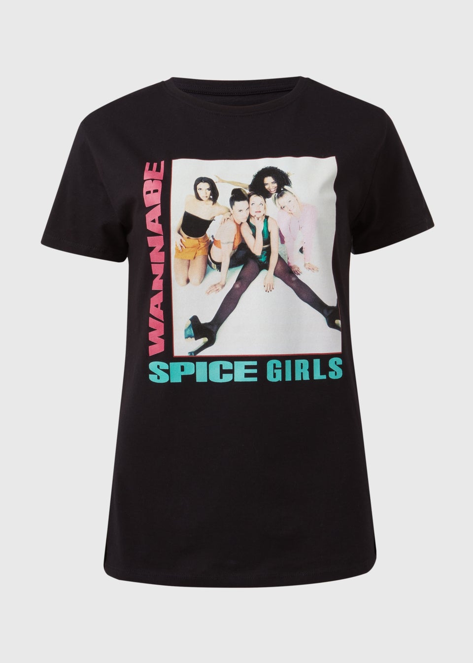 Spice Girls Black T-Shirt - Matalan