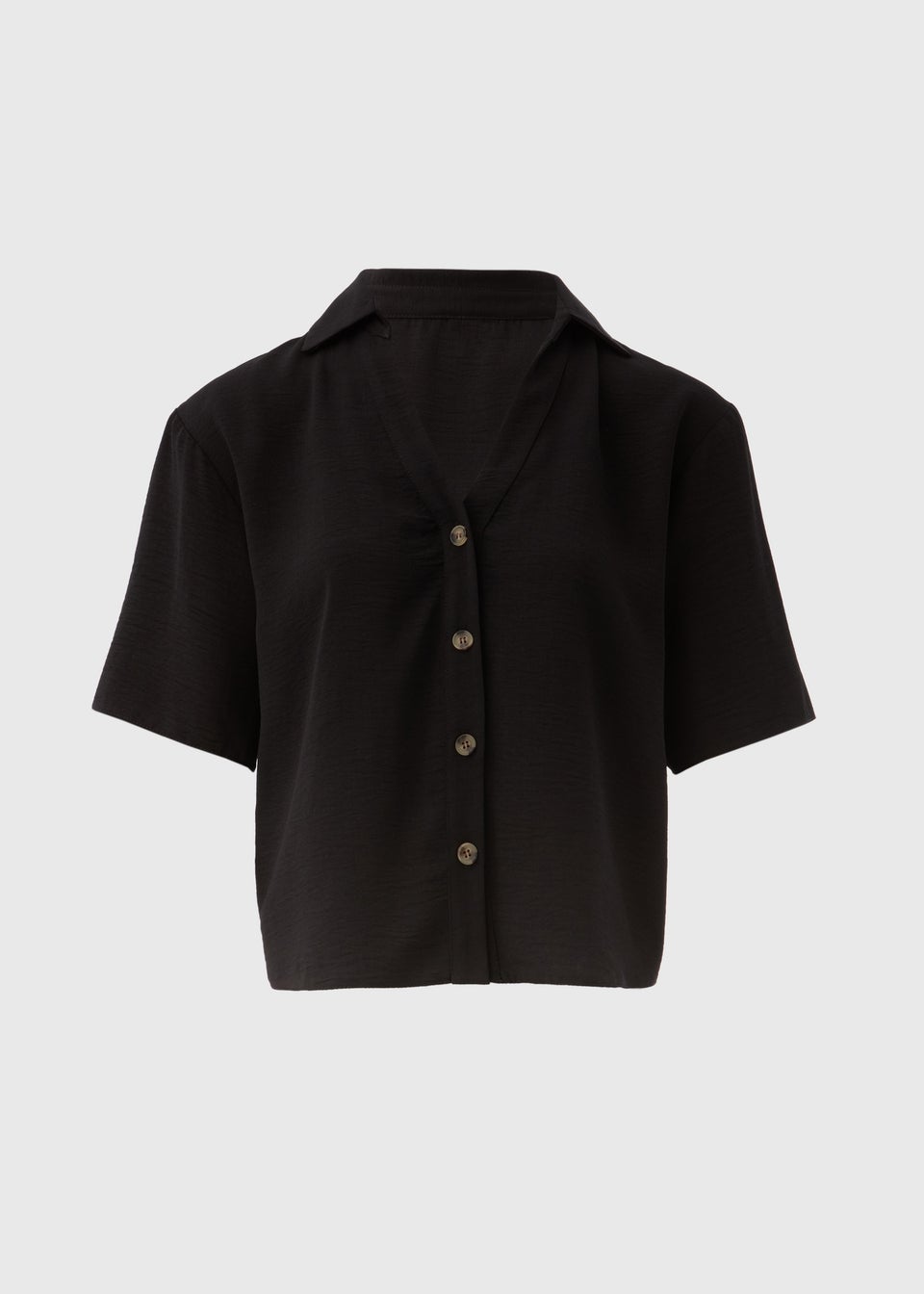 Black Boxy Shirt