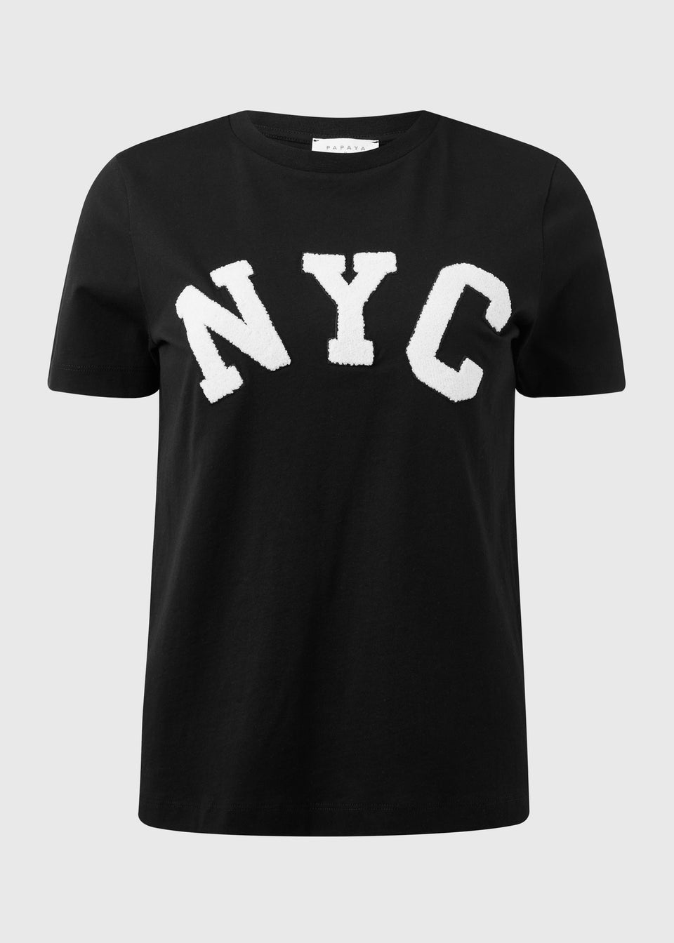 Black NYC Slogan T-Shirt